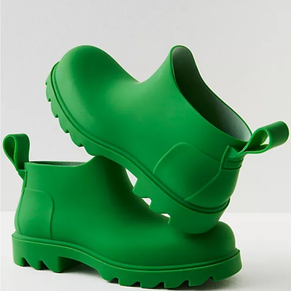 Free People Green Winter & Rain Boots